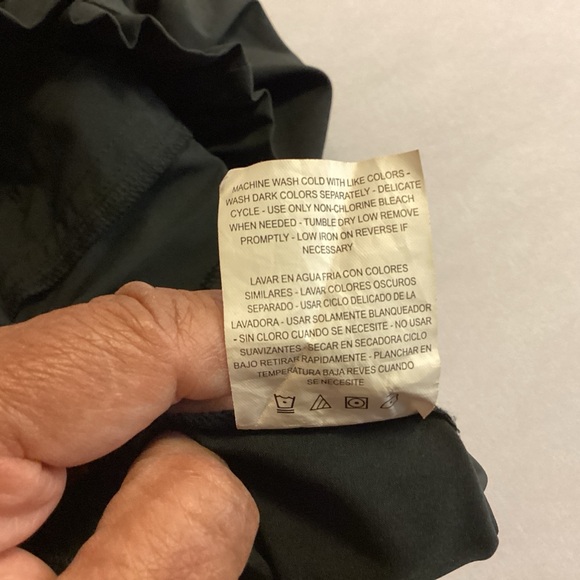 NWOT Apana Women's High Waist Black Paper Bag Shorts SZ Medium $45 - Picture 13 of 14